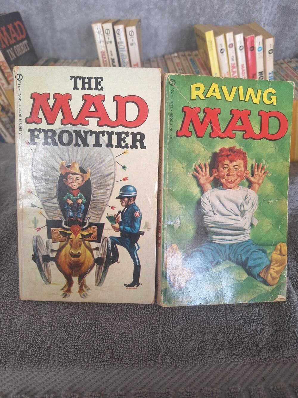 Vintage MAD Paperback Lot 4 Early Signet 60¢ 75¢ Reader Copies- VG Readers